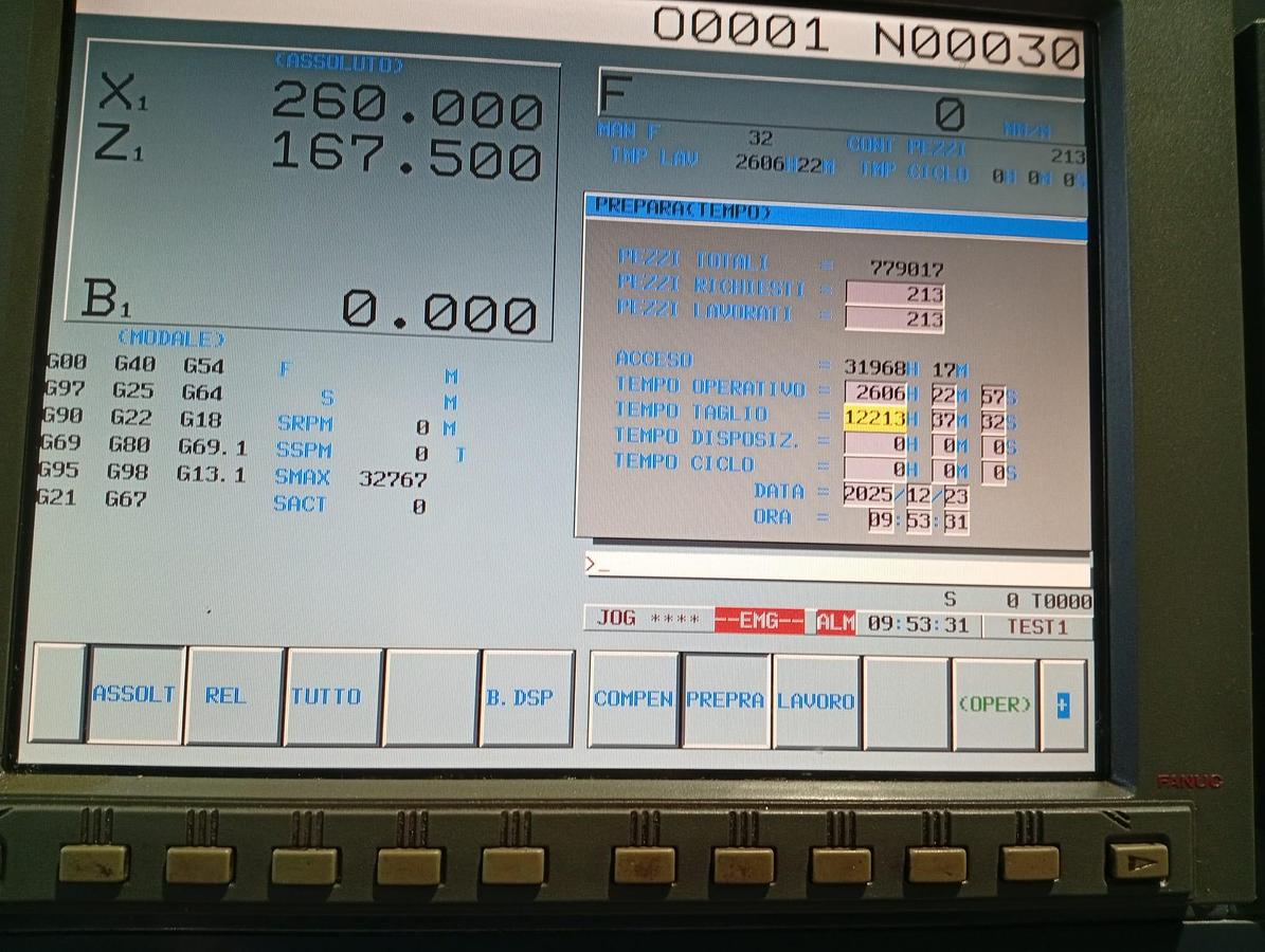 Used 2007 BIGLIA LATHE mod.B470/S