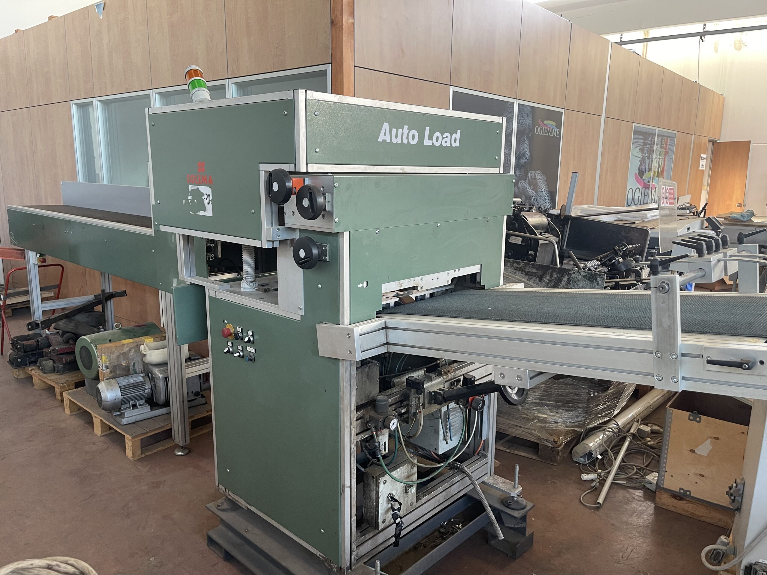 Used Solema Fast Book Autoload – Automatic Book Block Feeder with Conveyor