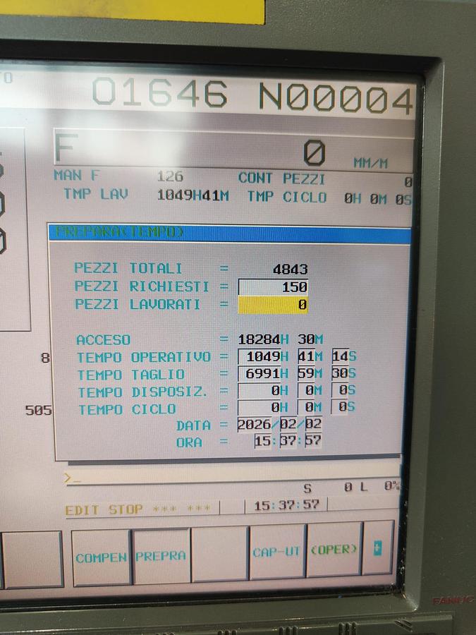 Used 2005 CMZ LATHE model TBI 520 MC