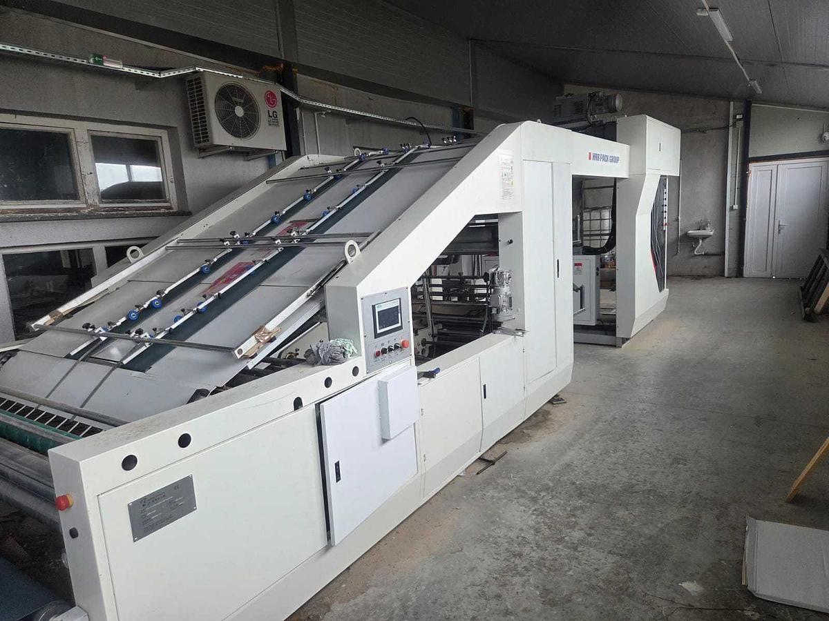 Used 2021 HRB 1450F, 5PLY Flute Laminator