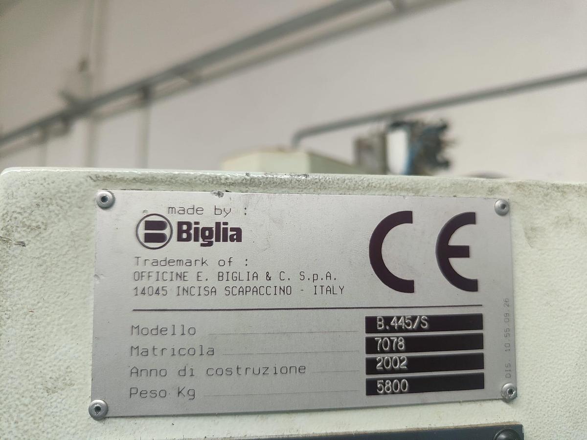 Used 2002 BIGLIA B445S LATHE WITH LOADER