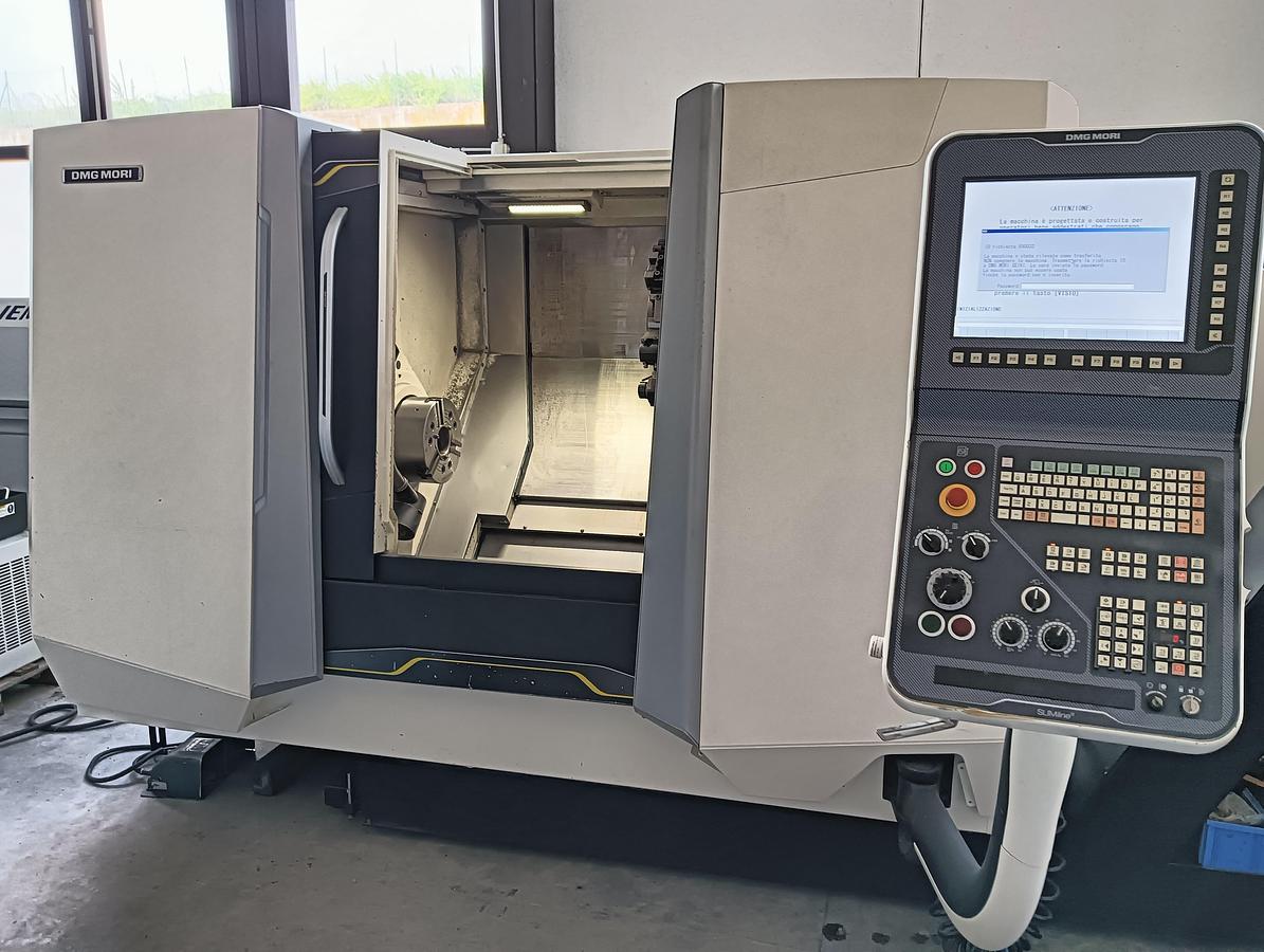 Used 2015 DMG MORI CNC lathe mod.ecoTURN 450M V3