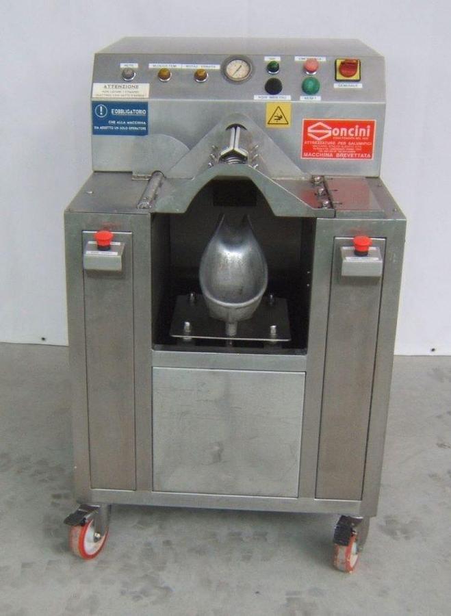 Used Needle stitching machine for raw boneless hams brand Soncini