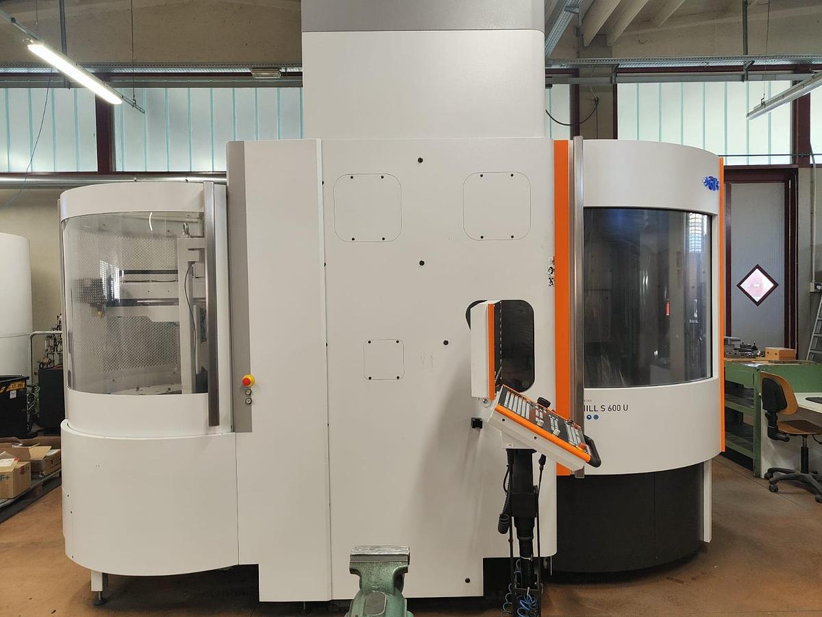 Used 2016 MILLING MACHINE MIKRON model GF MILL 600 UL Pallet magazine with 7 positions
