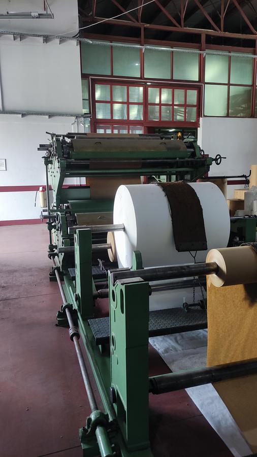 Used Sack line W&H AEK1140 Tuber+Kochsiek Bottomer K66+Icoma Palletizer