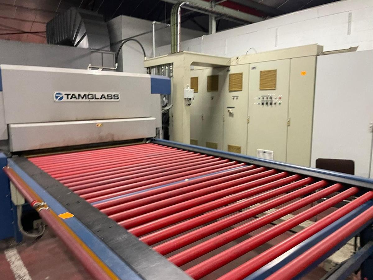 Used 2001 Tamglass HTF 1730 Glass Tempering Furnace (Glaston Upgraded 2020)