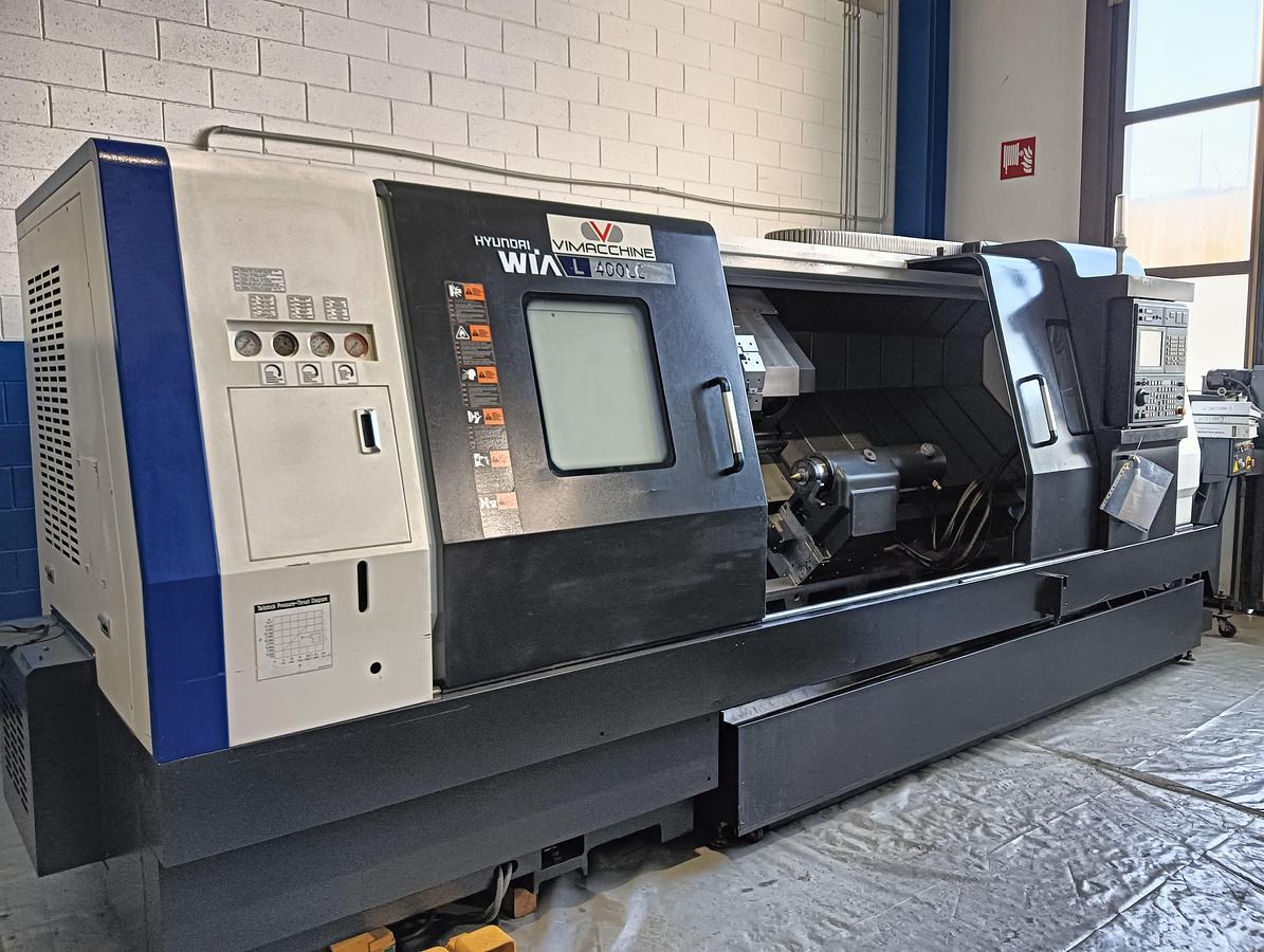 Used 2014 HYUNDAI CNC LATHE mod.L400LC