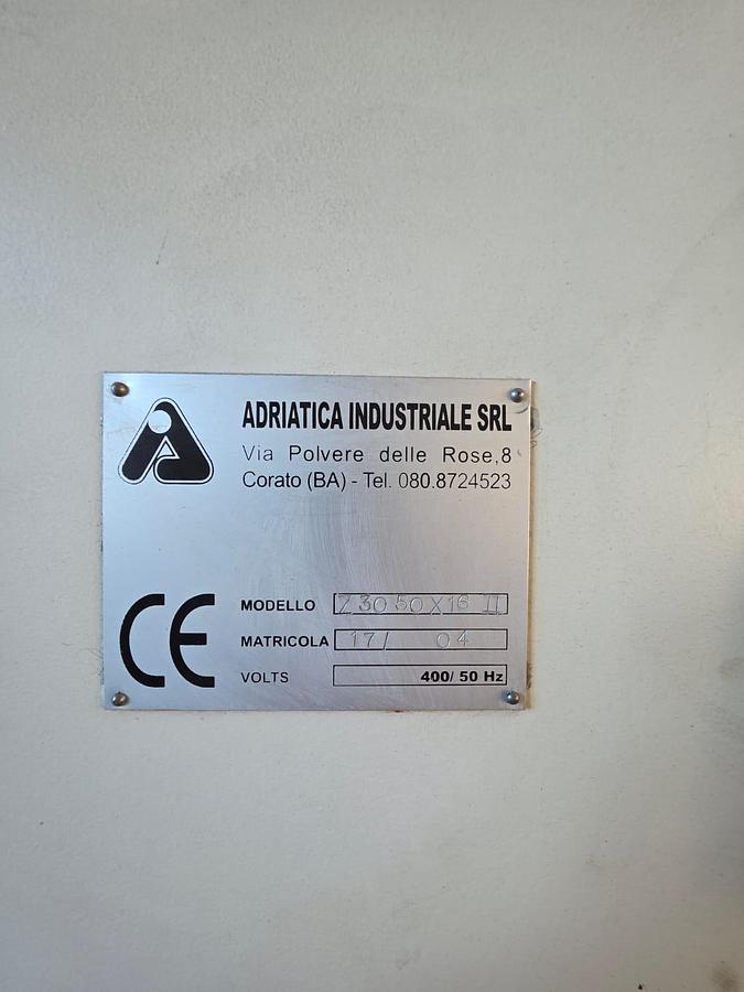 Used TRAPANO RADIALE ADRIATICA mod.Z3050X16 II