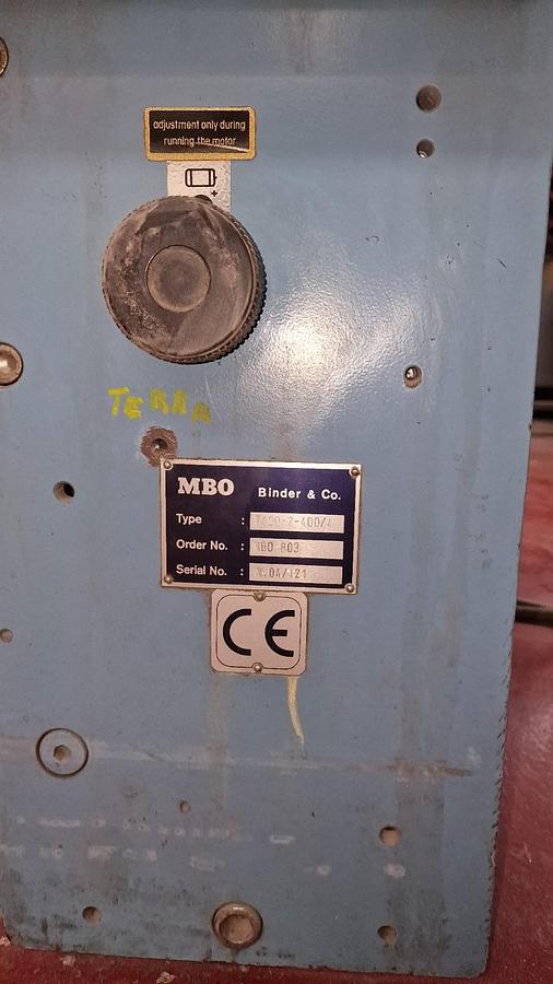 Used MBO Folding Machine – Automatic Paper Folding System for Printing and Finishing