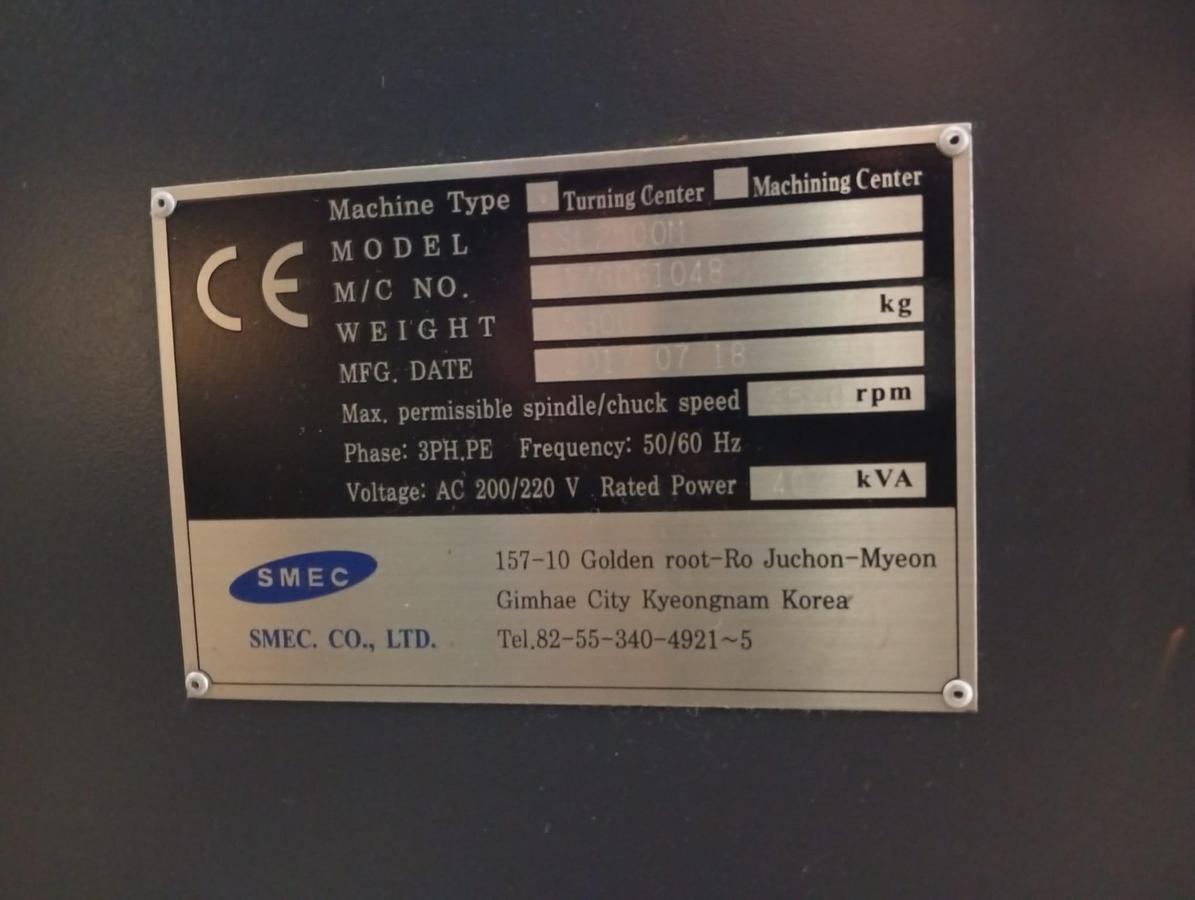 Used 2016 SAMSUNG SMEC LATHE mod.SL 2500M