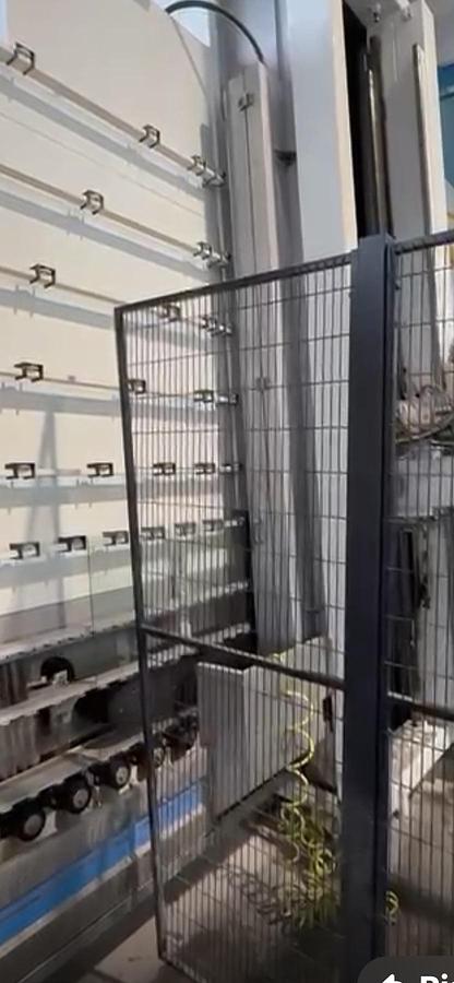 Used 2019 Forel EM 25 Vertical Glass Edging Line with 2500mm Vertical Washing Machine