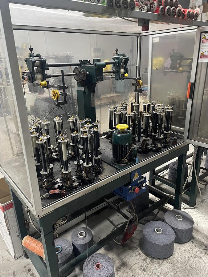 Used 2001 N.4 ETK 24-Spindle 2-Head Braiding Machines
