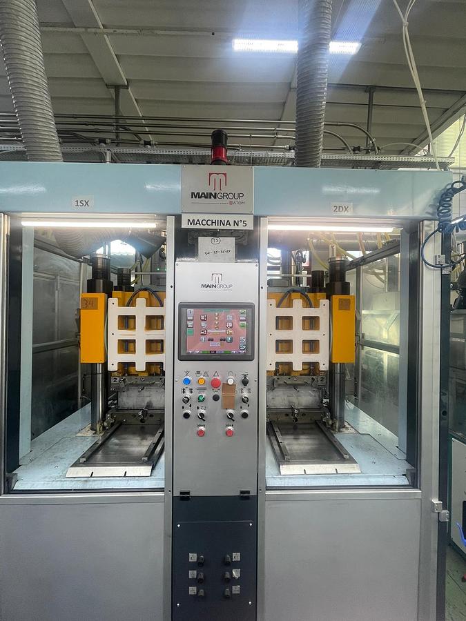 Used MainGroup (by Atom) SP480T / 260T – Double Station Rubber Sole Injection Moulding