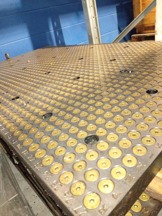 Used No. 2 CLAMPING PLATES FOR MACHINING CENTERS