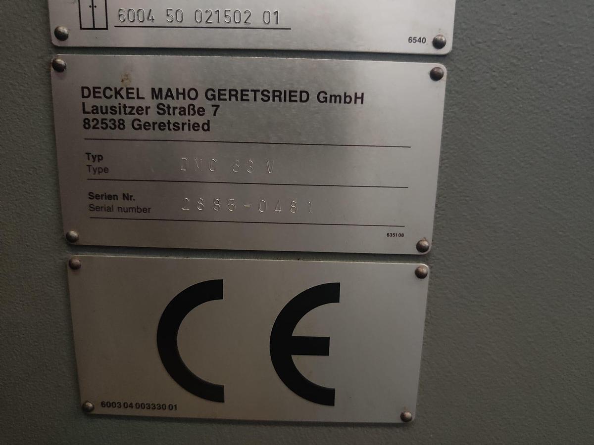 D'occasion CENTRE D'USINAGE DECKEL MAHO DMC63V