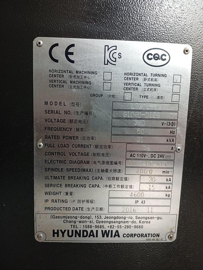 Used 2016 HYUNDAI TORNIO mod.L230 LMA