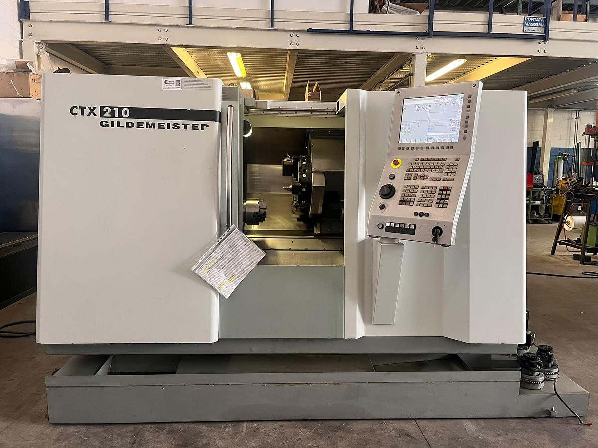 Used 2004 GILDEMEISTER CNC lathe mod.CTX 210M