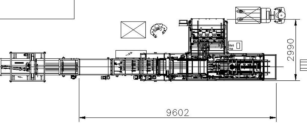 Used 2008 ATLANTA COMBI GIOTTO 90-M – In-Line Automatic Packing Machine