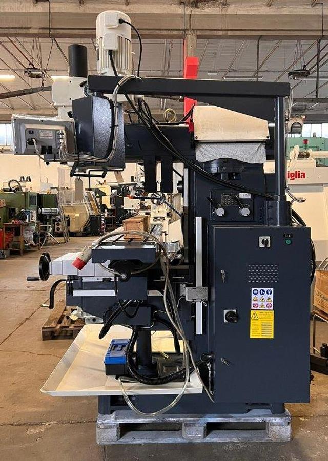 NEW TURRET MILL WITH HIGH-SPEED VERTICAL AND HORIZONTAL HEAD MODEL 250L