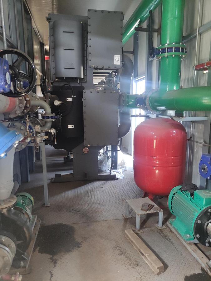 Used 1.26 MW Natural Gas Trigeneration Plant (CHP) – MTU 12V4000 L33 + Absorption Chiller