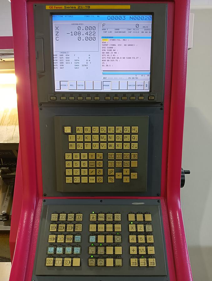 Used 2003 GORATU CNC lathe mod. G CRONO 4Zx1000