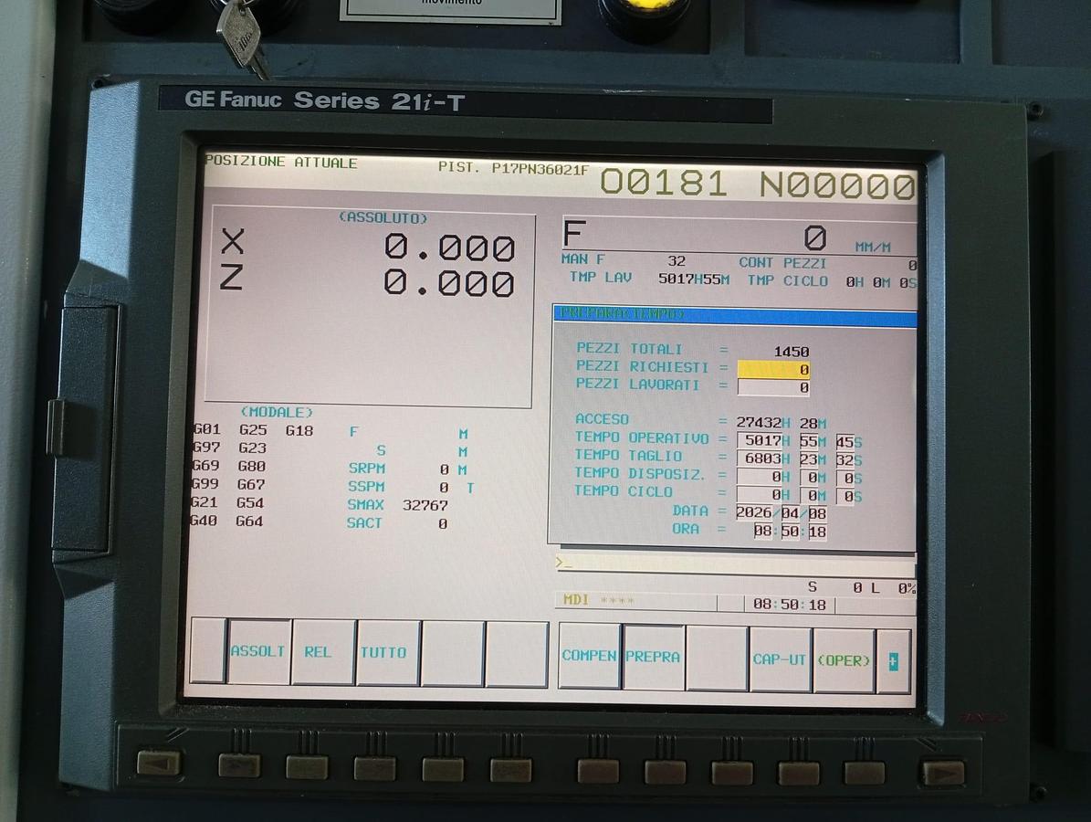 Used LATHE CMZ mod.TL25B