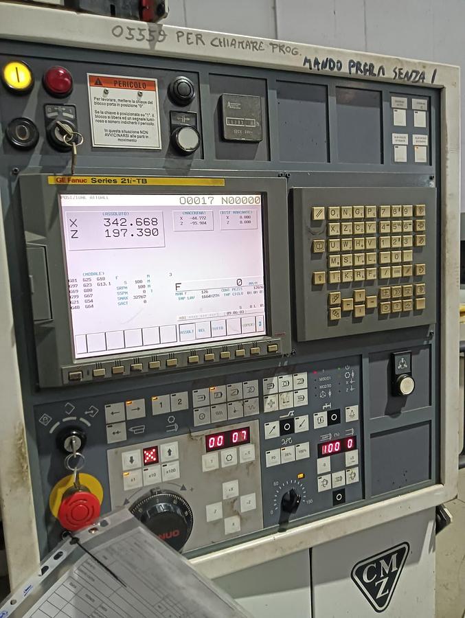 Used 2003 CMZ LATHE model TL 20