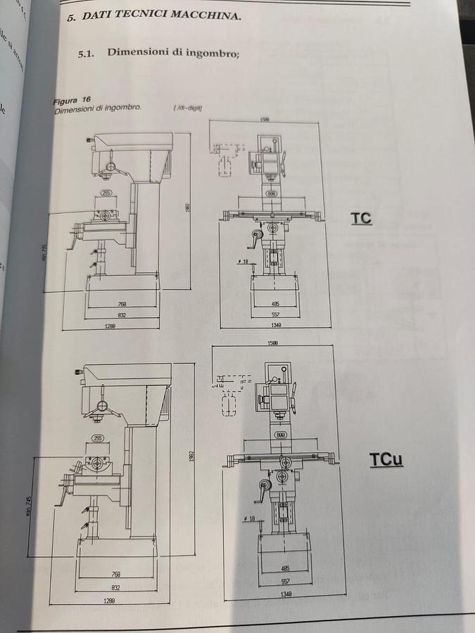 Used 2001 DRILLING-MILLING MACHINE SERRMAC model.TCS 40