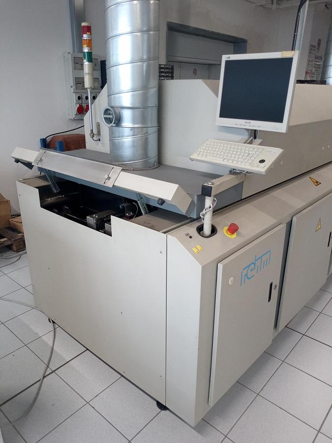 Used REHM Compact C2.1 Nitro 1.8 B Reflow Soldering Oven, 5 Heating Zones, Nitrogen/Air, 400 mm PCB Width