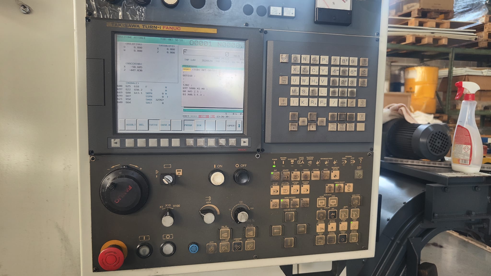 Used 2008 TAKISAWA CNC LATHE model NEX 110