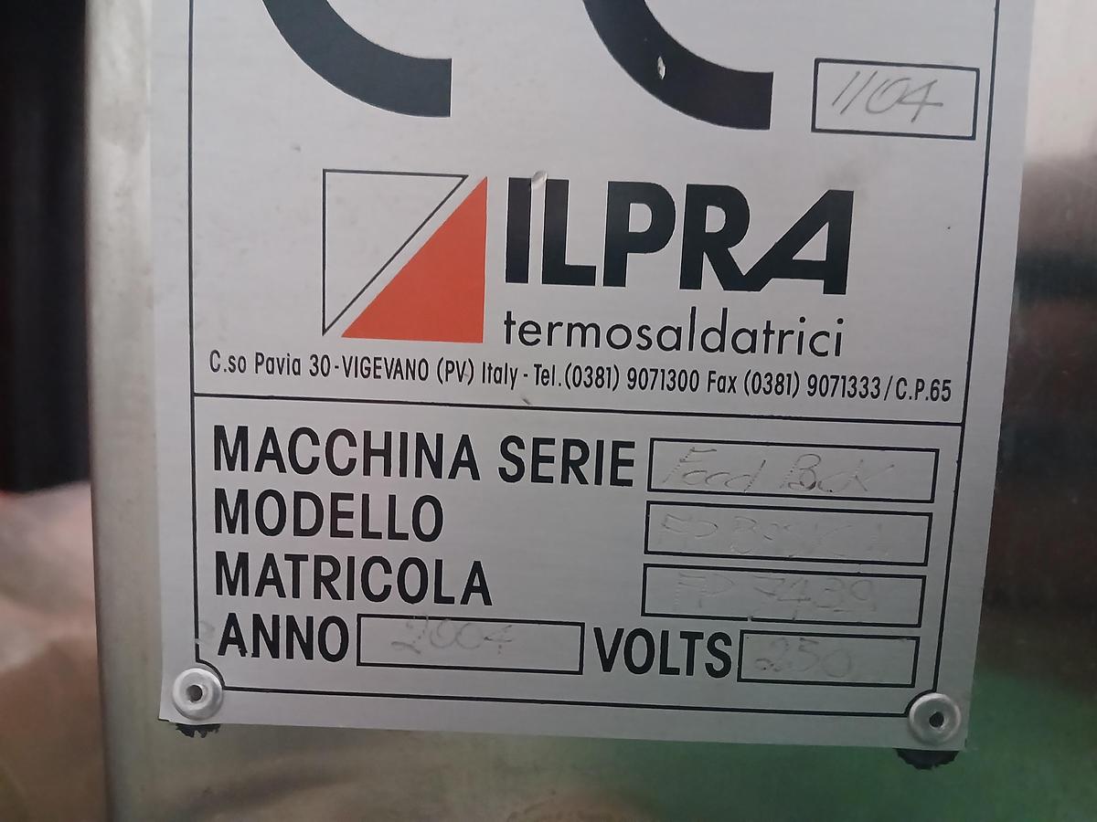 Used 2004 Ilpra Semi-Automatic Thermoforming Sealing Machine