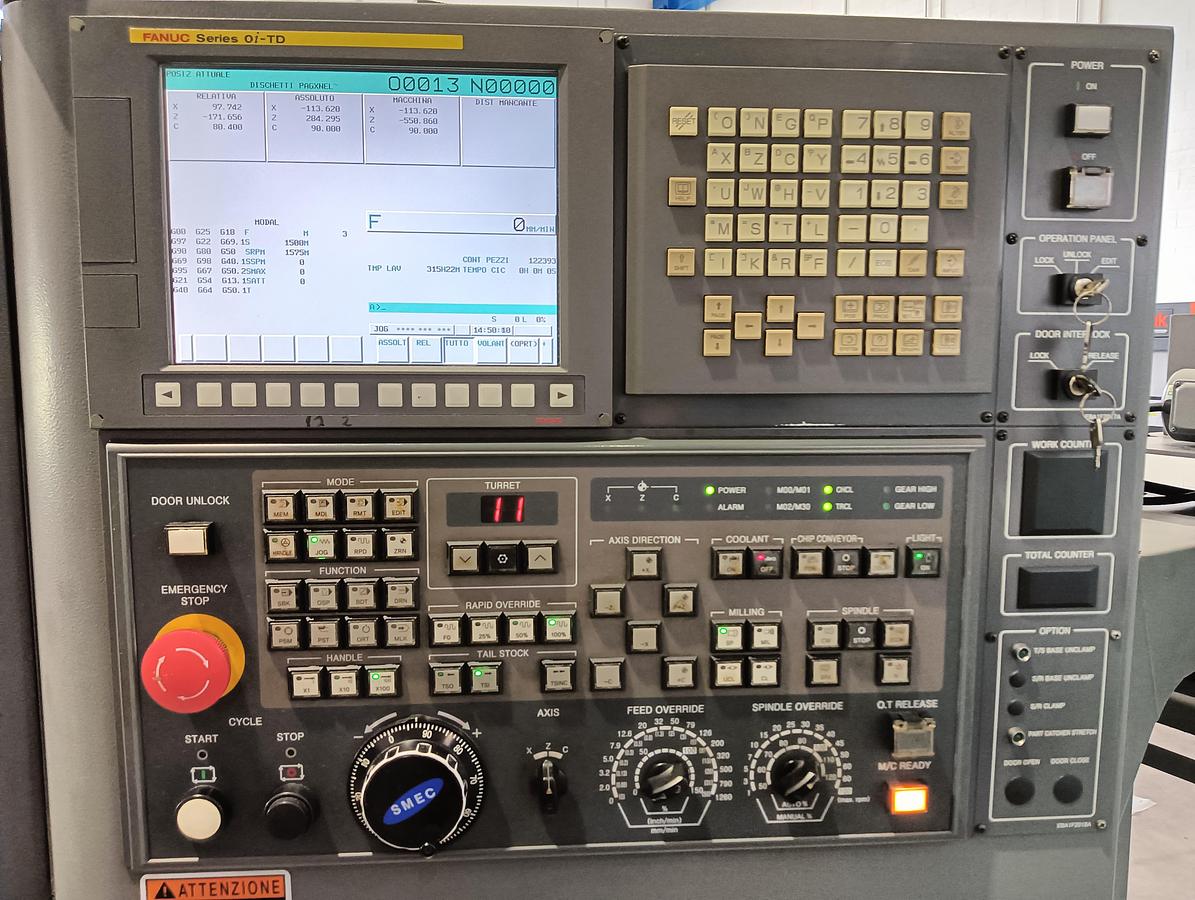 Used 2014 SAMSUNG SMEC LATHE mod.PL25LM