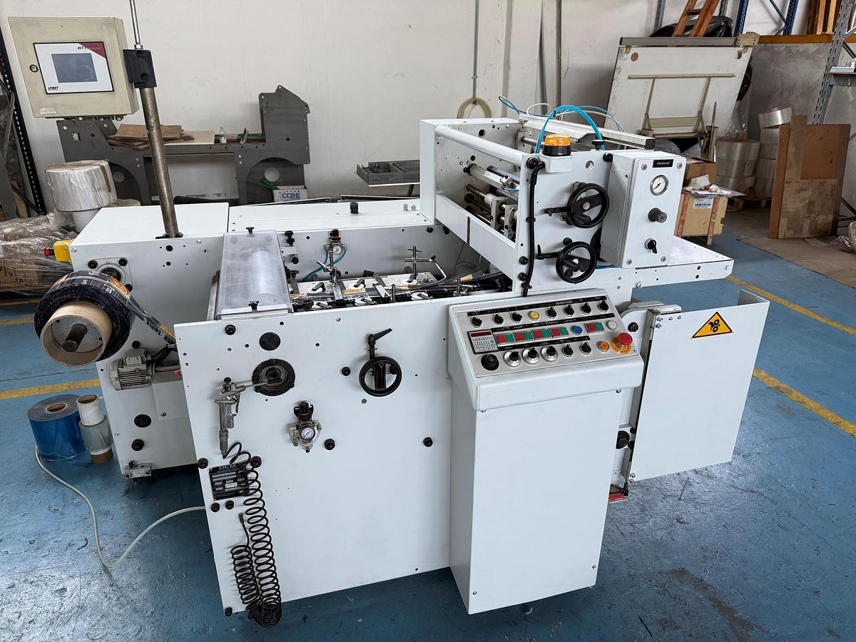 Used 2004 DCM Sleeve 3 Label Sleeve Seaming Machine