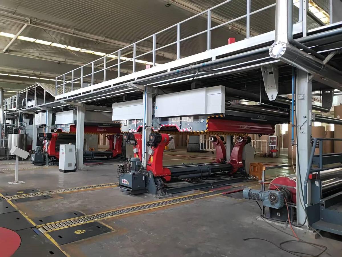 Used Fosber Complete Corrugated Board Production Line