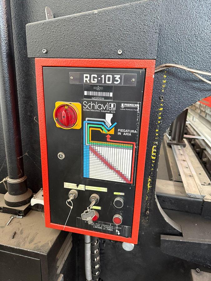 Used Hydraulic Press Brake – Schiavi RG-103 | 100 Ton | 3,100 mm