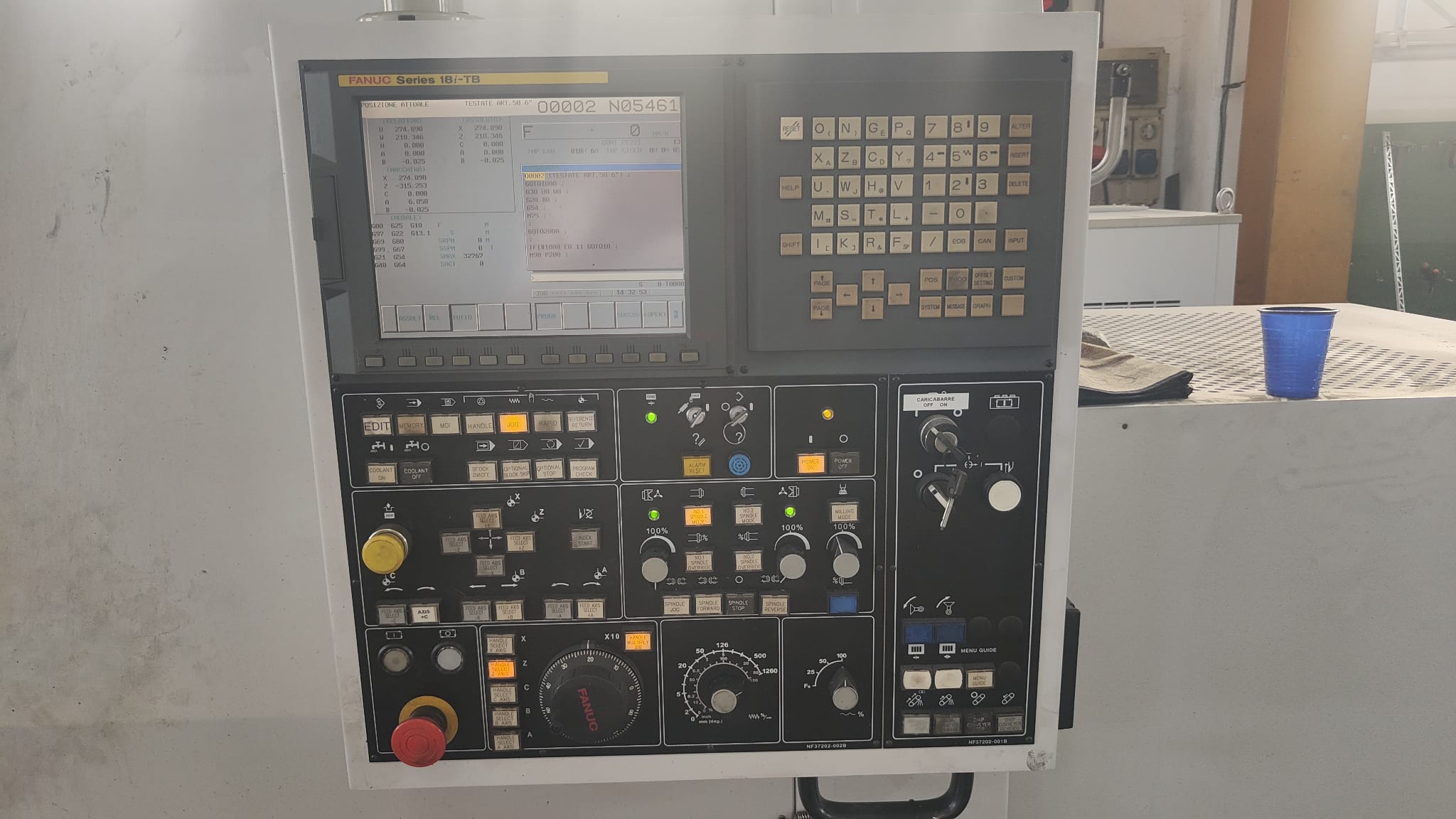 Used 2005 TAKISAWA LATHE mod.EX 510 + IEMCA LOADER