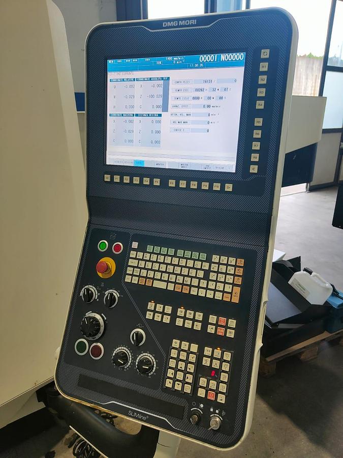 Used 2015 DMG MORI CNC lathe mod.ecoTURN 450M V3