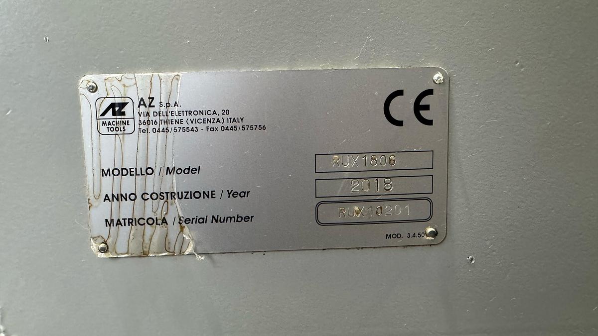 Usato 2018 RETTIFICATRICE AZ mod.RUX1800