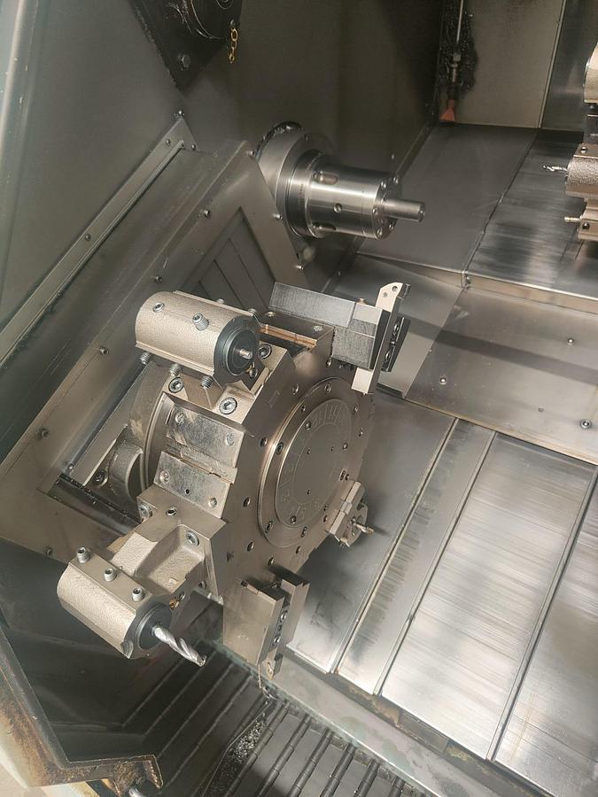 Used 2002 BIGLIA B445S LATHE WITH LOADER