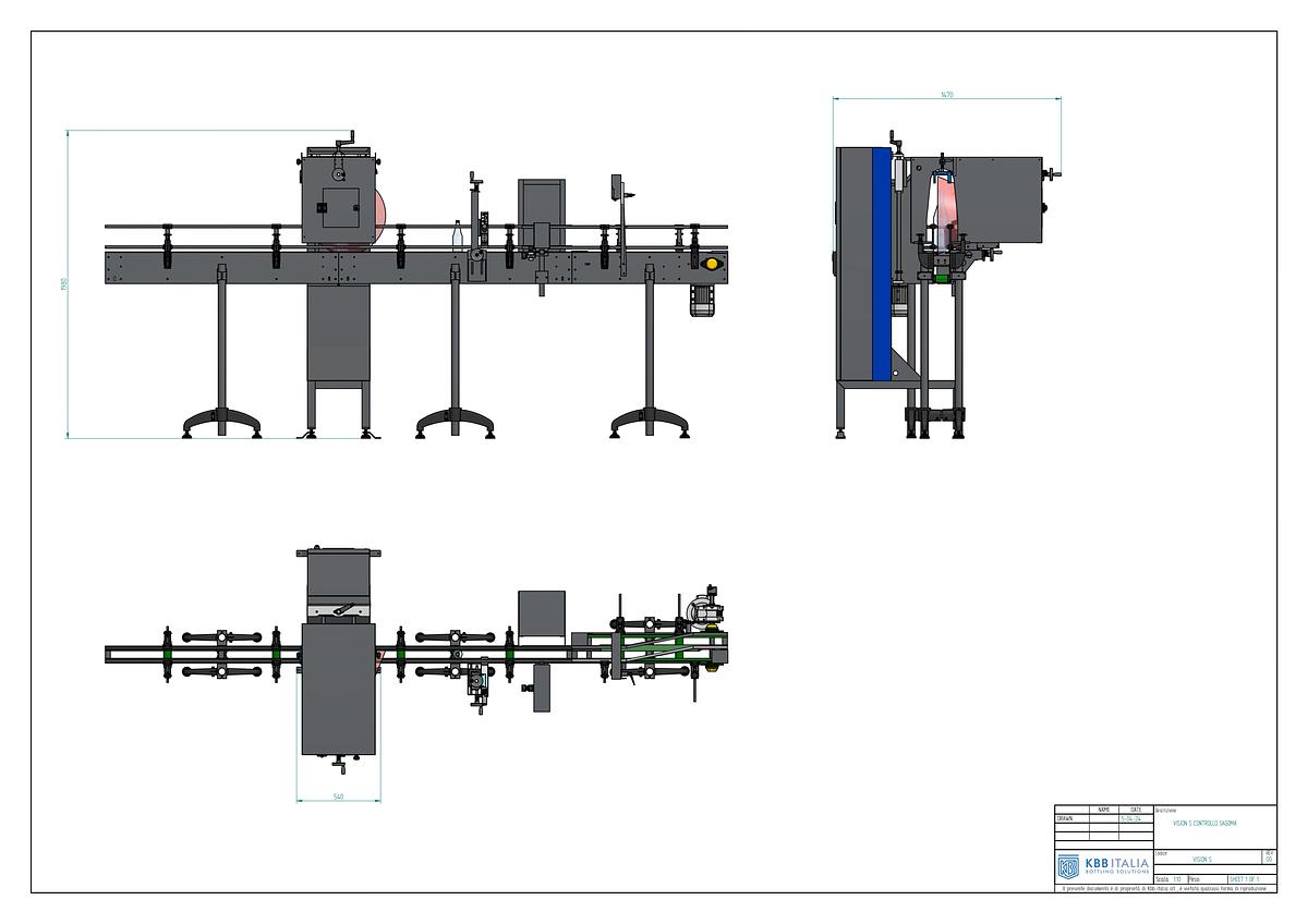 Used KBB VISION S Shape Inspection System