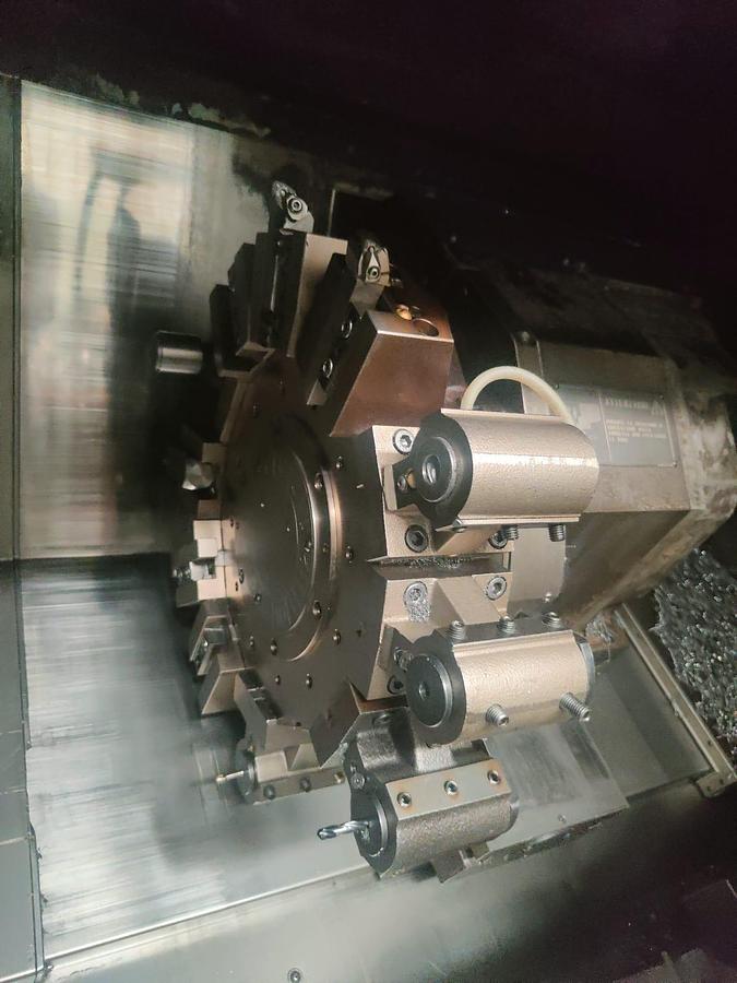 Used 2002 BIGLIA B445S LATHE WITH LOADER