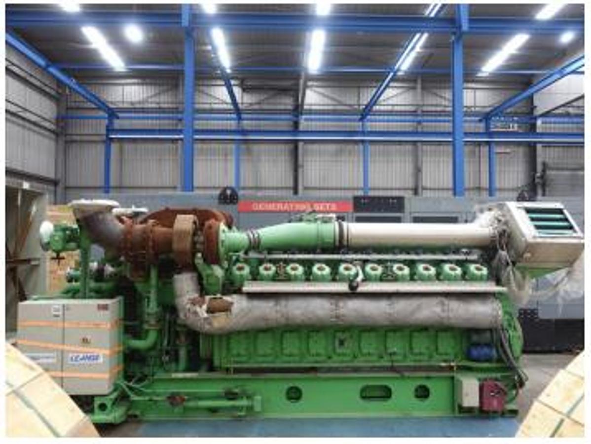 Used 2000 Jenbacher GE620 GSE 02 Gas Generator Set (2.8 MW)