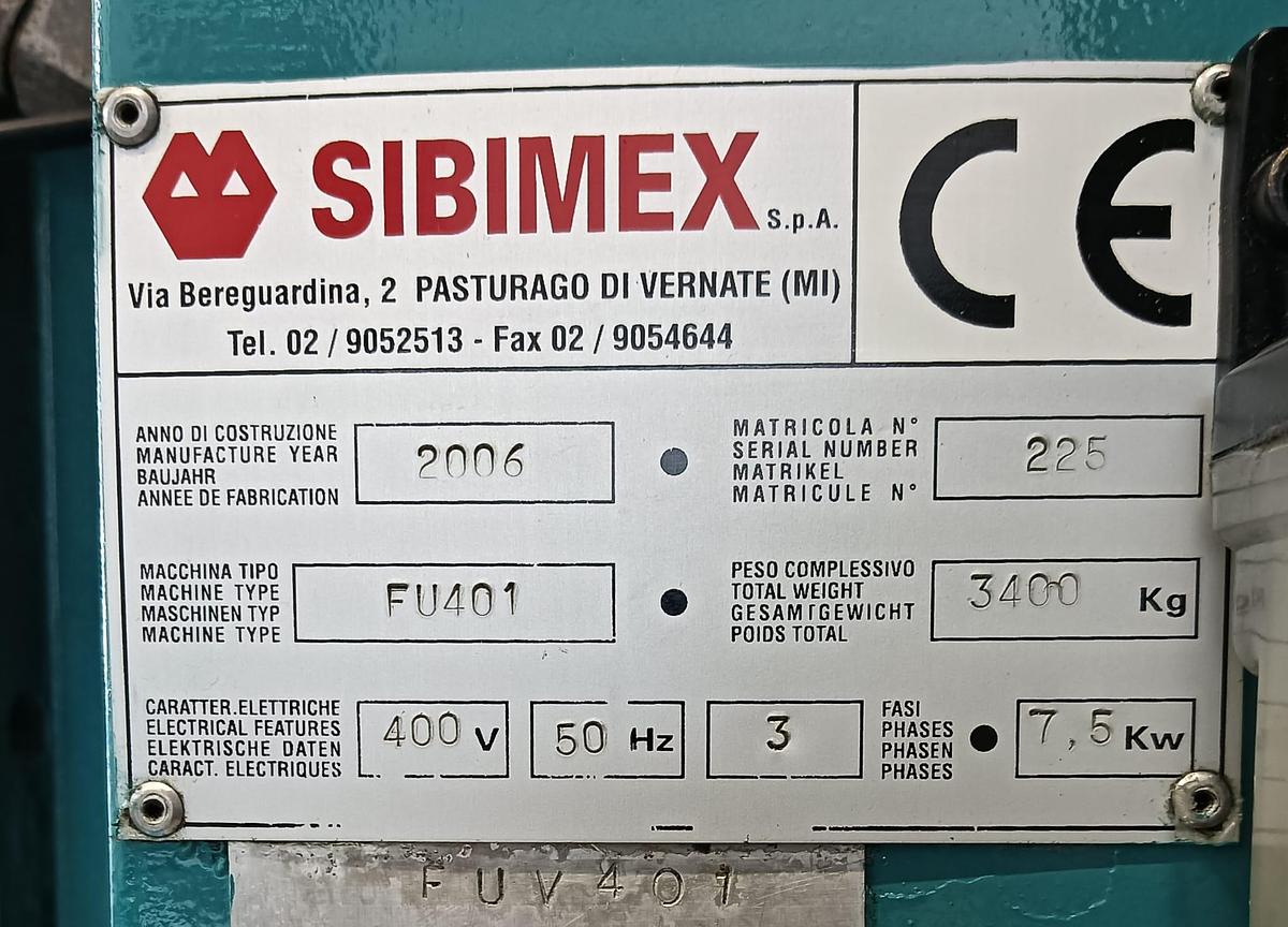 Gebraucht 2006 SIBIMEX FRÄSMASCHINE mod.FU401