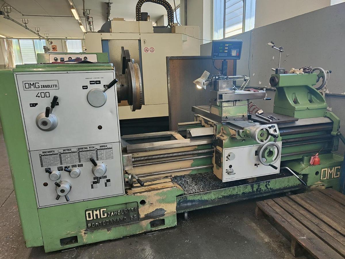 Used PARALLEL LATHE OMG ZANOLETTI mod.400X1500