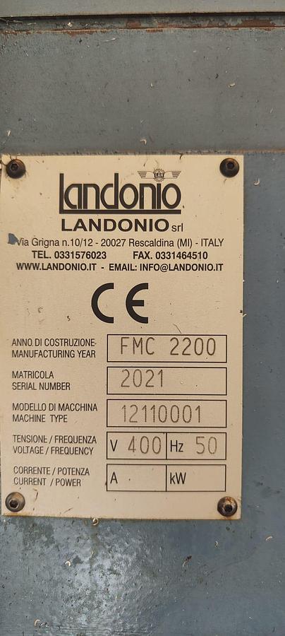 Usado FRESADORA LANDONIO FMC2200