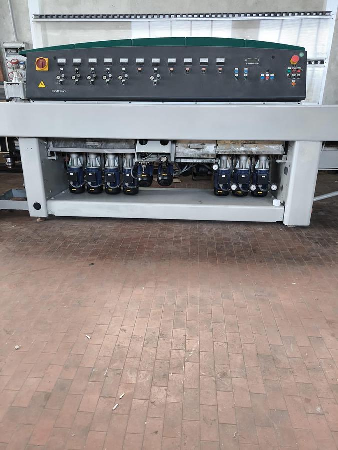 Used Flat Glass Straight-Line Edging Machine – Bottero Victralux | 11 Motors | Fully Reconditioned