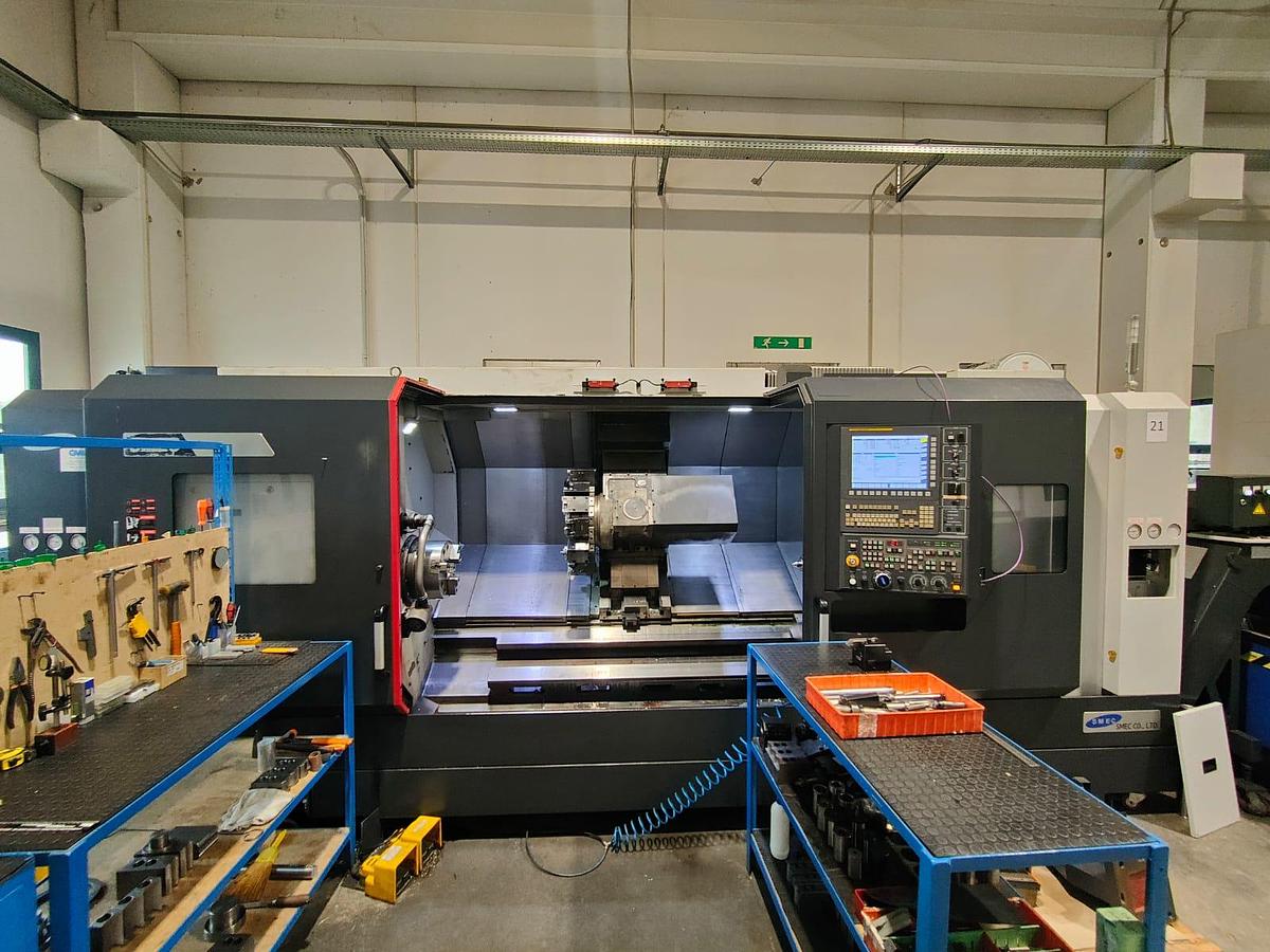 Used 2017 Samsung SMEC lathe model SL3500XLY