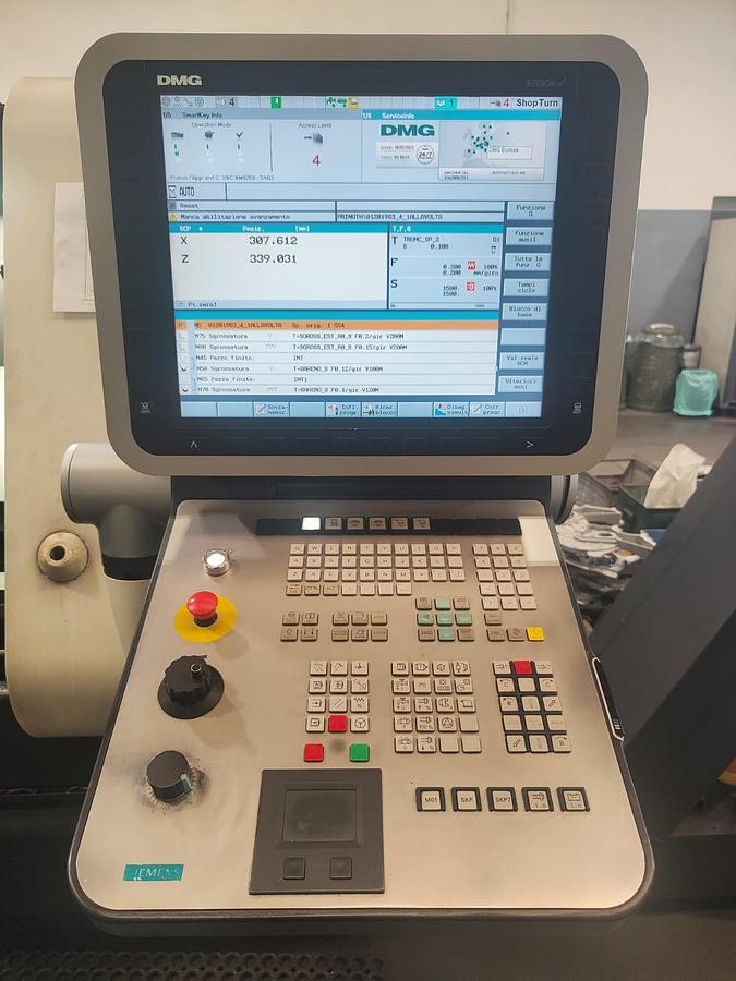 Used 2010 GILDEMEISTER CNC LATHE mod.NEF 400