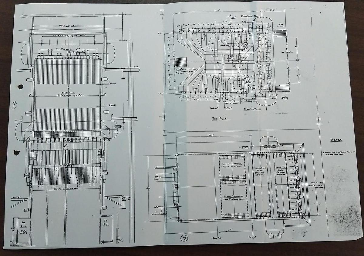 Used Boiler 1125 psi BI-DRUM
