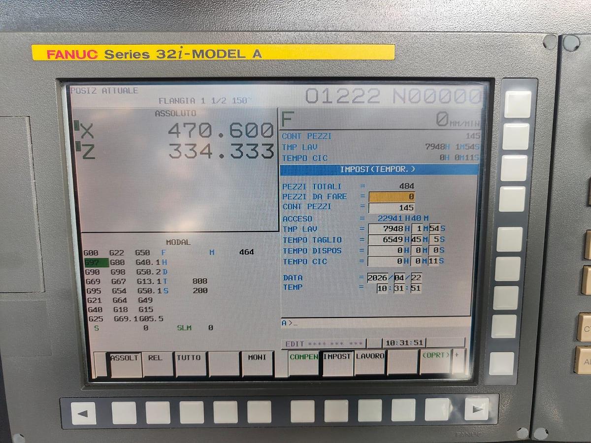 Used 2011 DOOSAN PUMA TURNING LATHE model 400 A